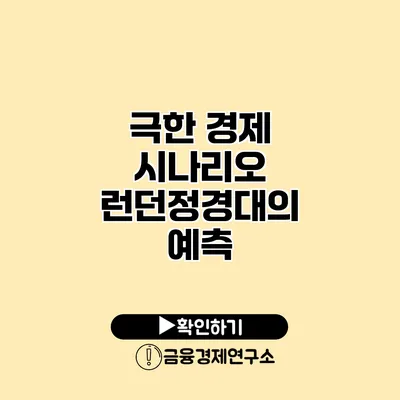 극한 경제 시나리오 런던정경대의 예측