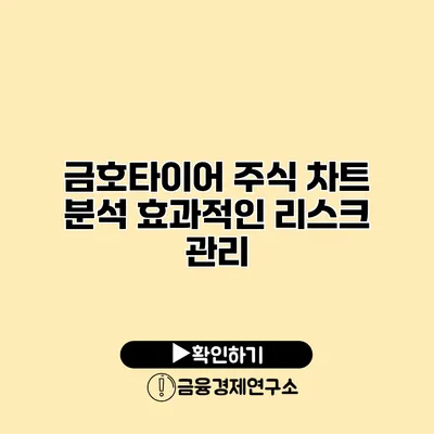 금호타이어 주식 차트 분석 효과적인 리스크 관리